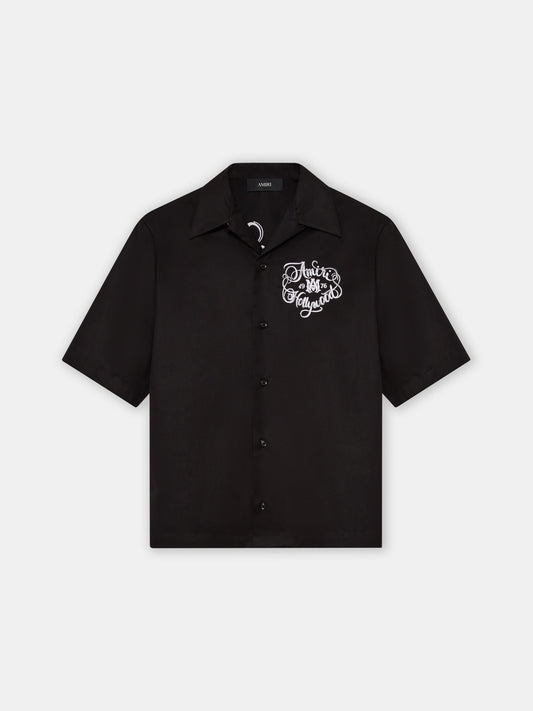 AR HOLLYWOOD CAMP SHIRT - Black