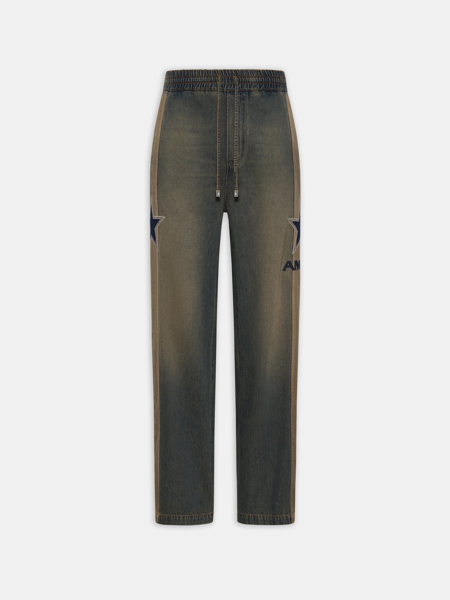 AR SPORT DENIM TRACK PANT - Worn Slate