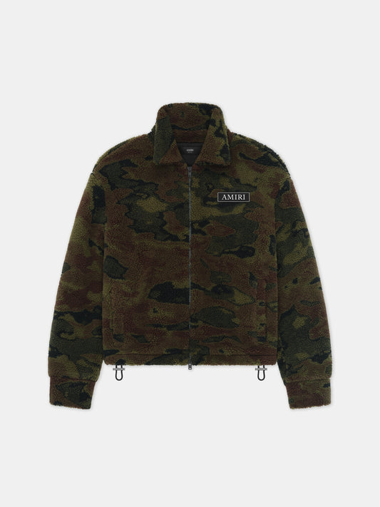CAMO FLEECE BLOUSON - Camo