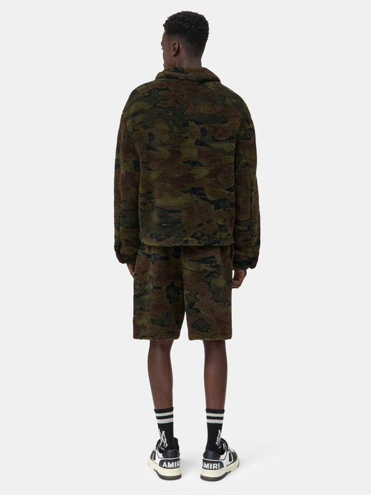 CAMO FLEECE BLOUSON - Camo