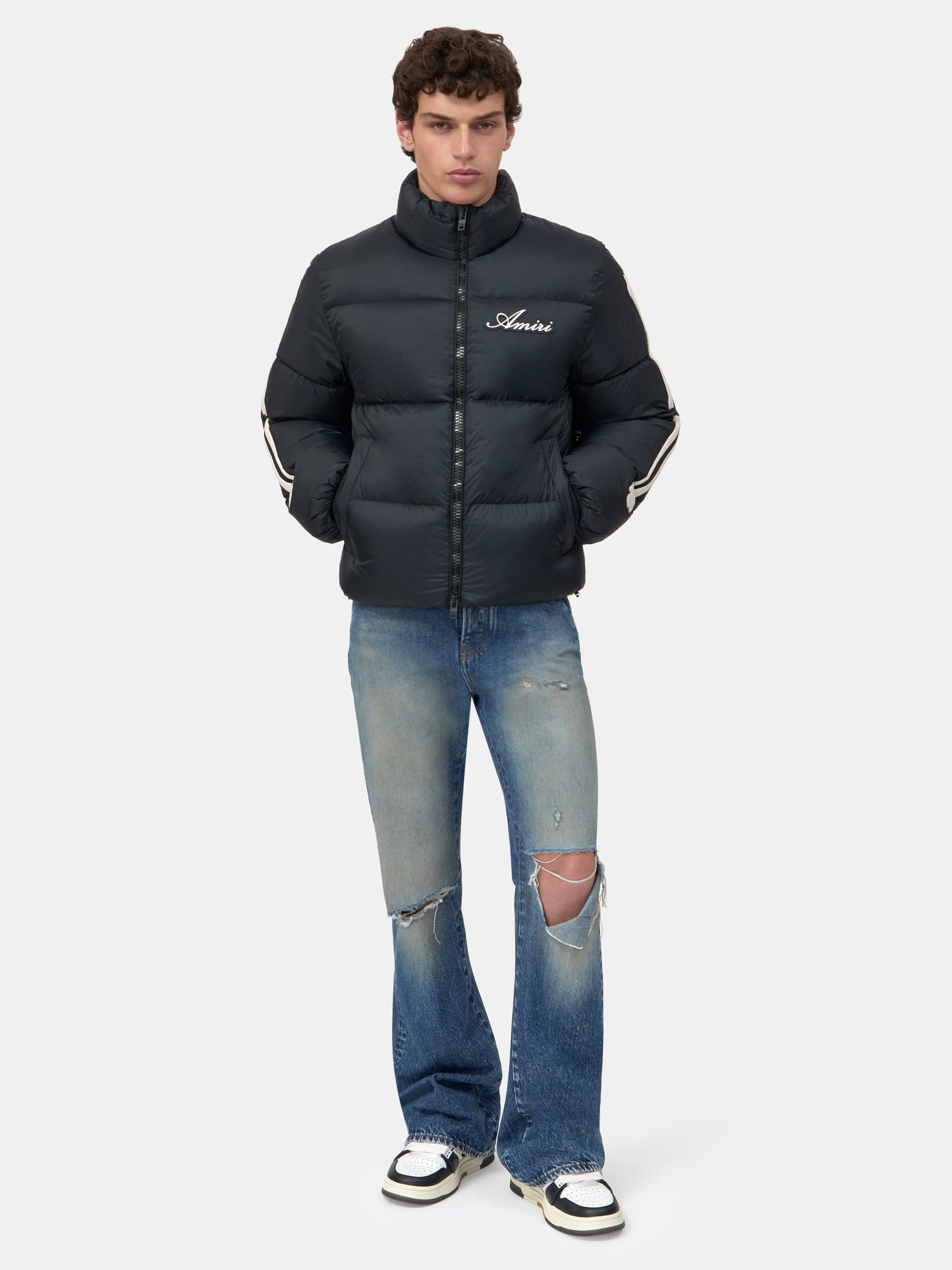 BONES DOWN JACKET - Black