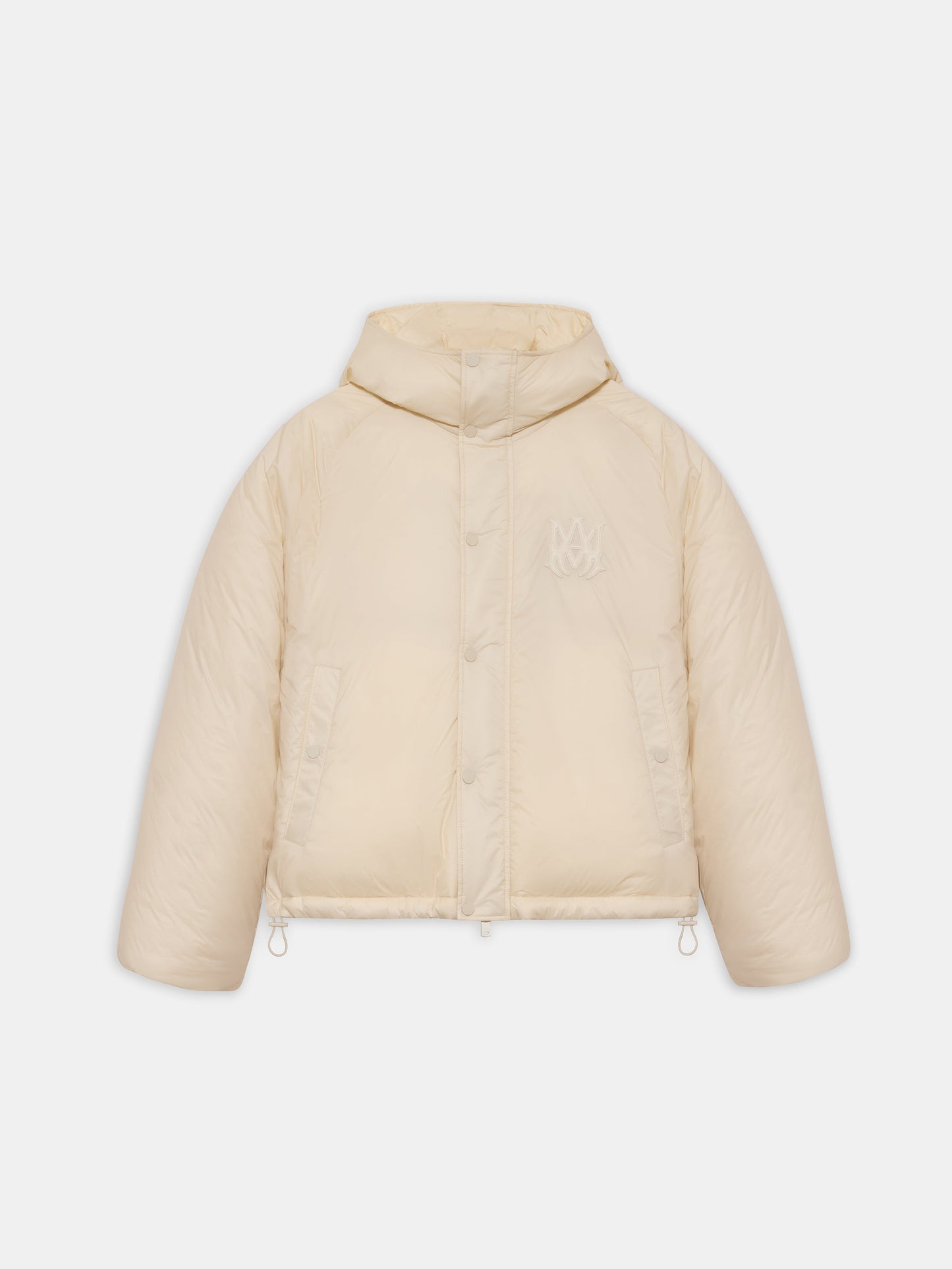 AR HOODED DOWN JACKET - Alabaster