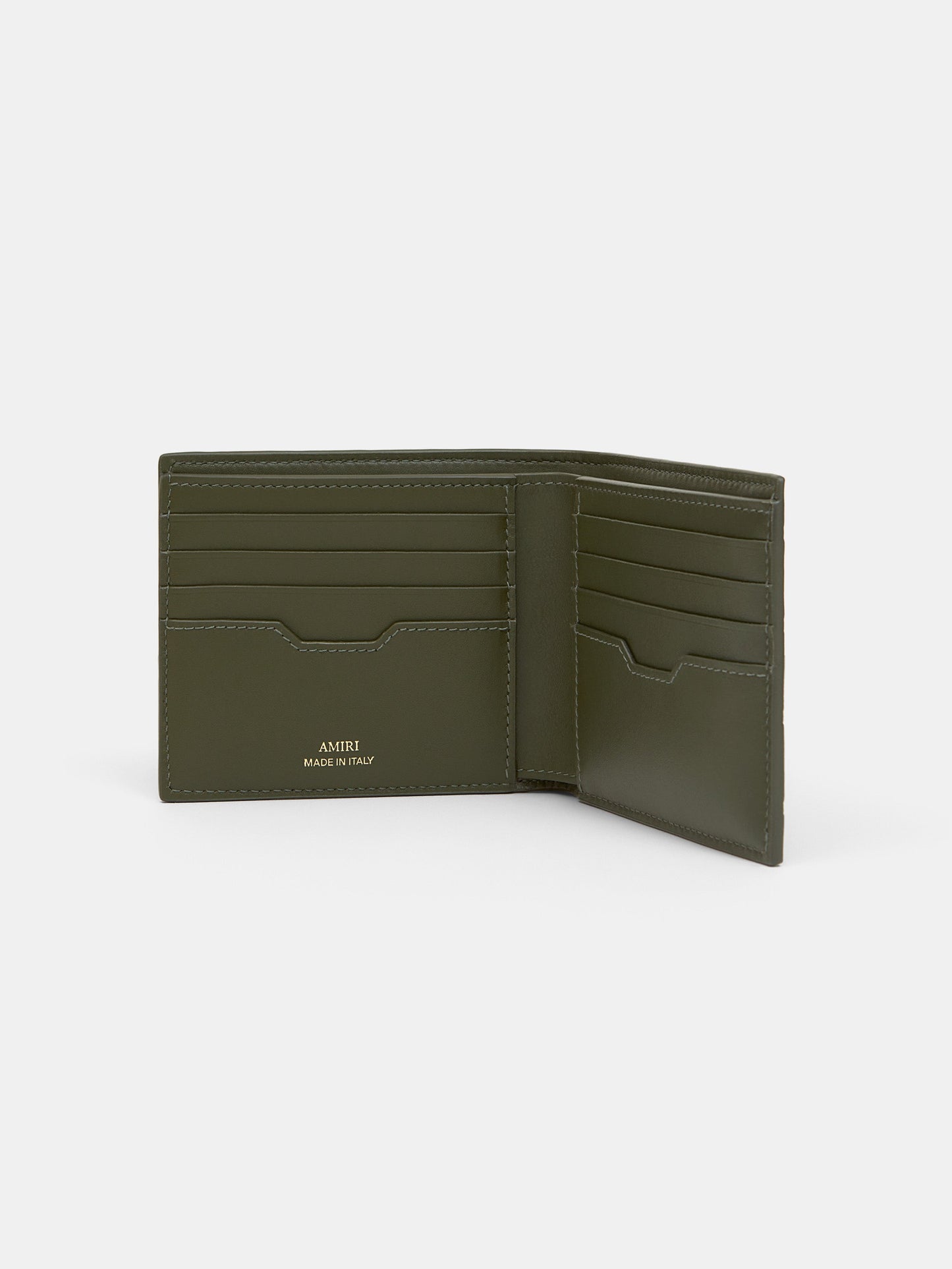 MA QUAD LEATHER BIFOLD - Dark Sage
