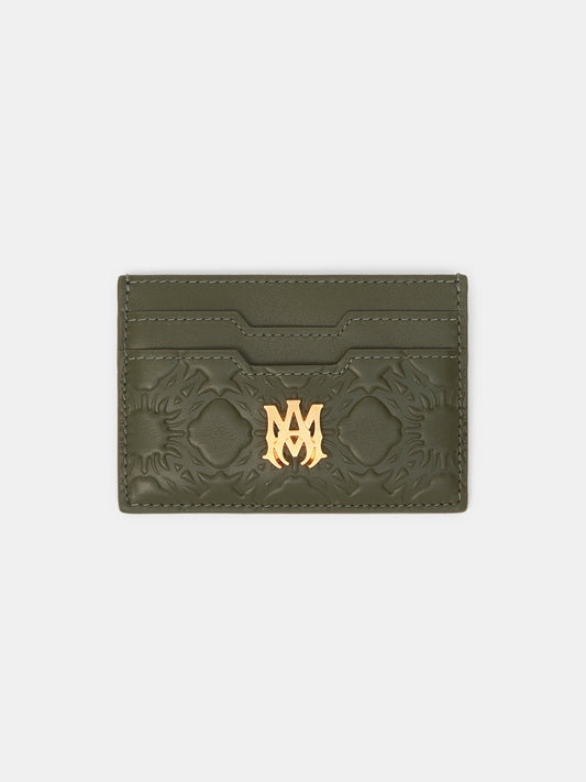 MA QUAD LEATHER CARD HOLDER - Dark Sage