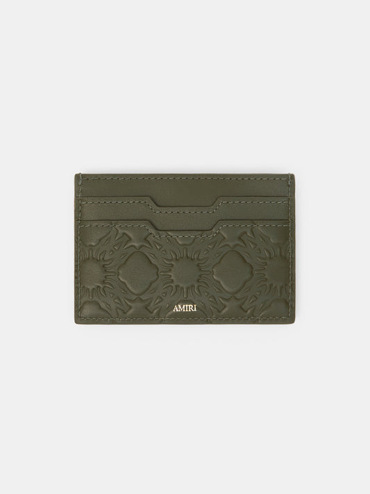 MA QUAD LEATHER CARD HOLDER - Dark Sage