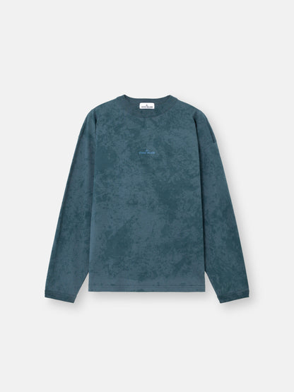 2100024 COMBED ORGANIC COTTON JERSEY 'PAINTBALL' TREATMENT