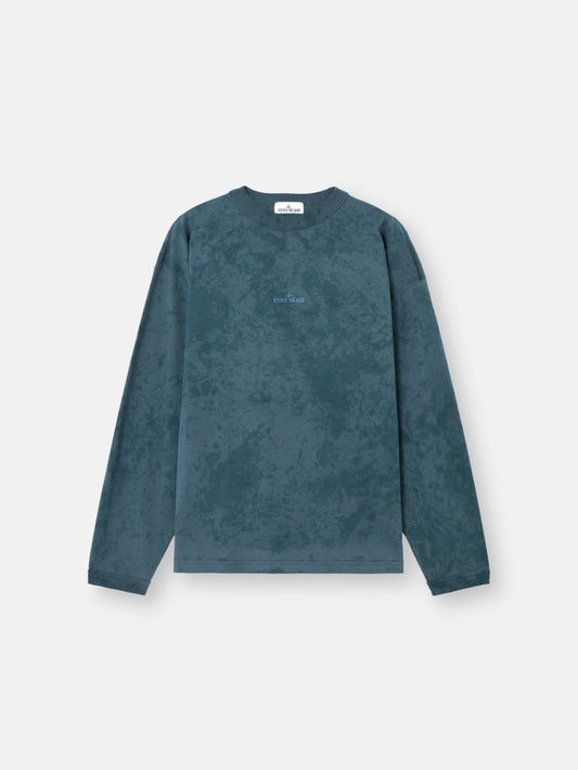 2100024 COMBED ORGANIC COTTON JERSEY 'PAINTBALL' TREATMENT