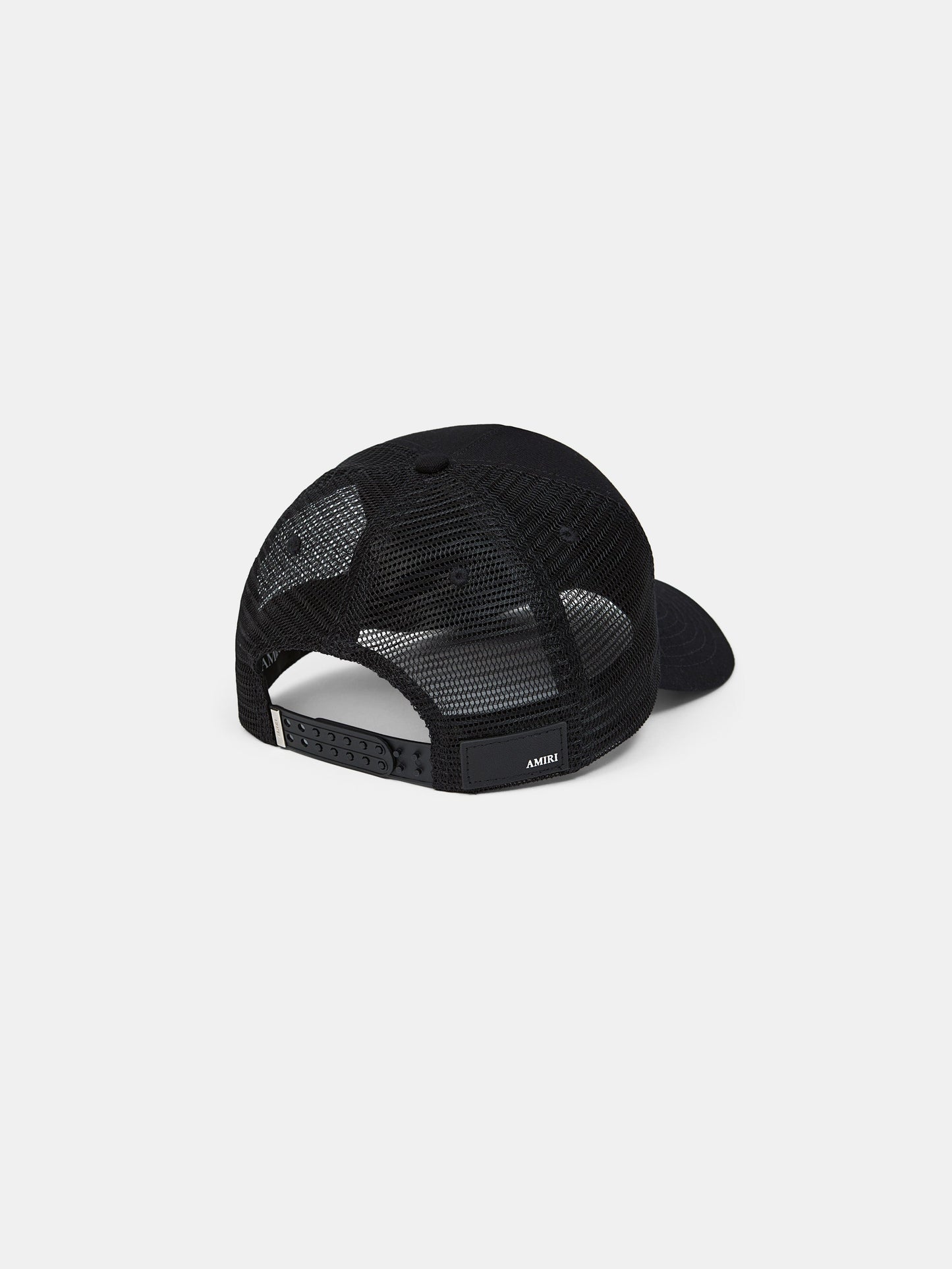 3 STAR METALLIC TRUCKER HAT - Black/Silver