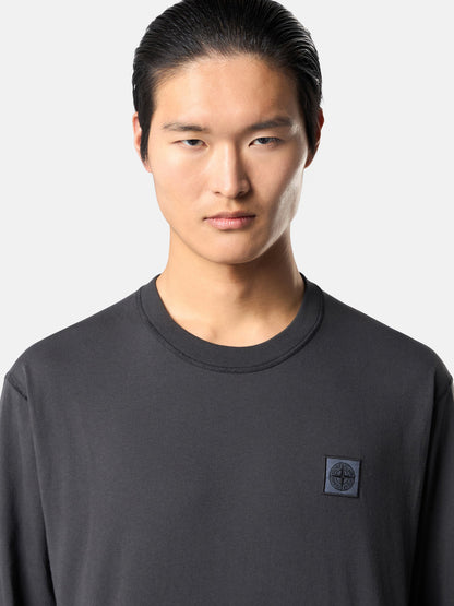 21857 ORGANIC COTTON JERSEY 'FISSATO' EFFECT