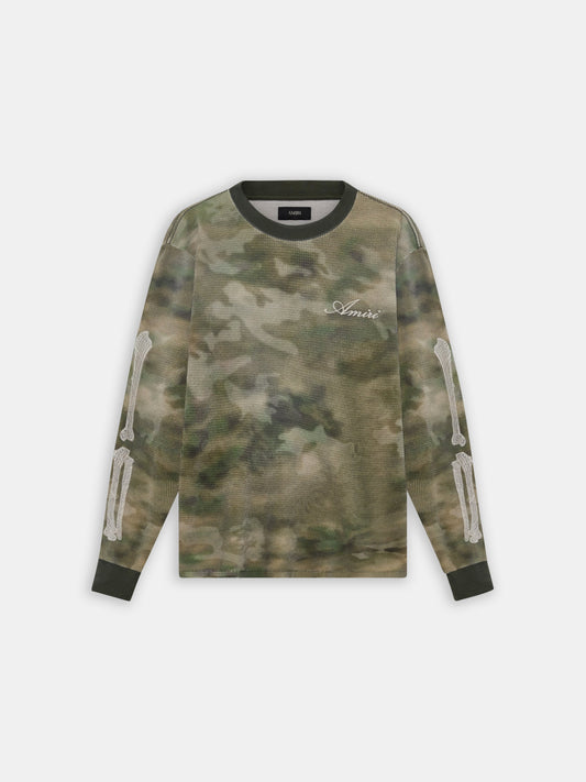 BONES LONG SLEEVE TEE - CAMO