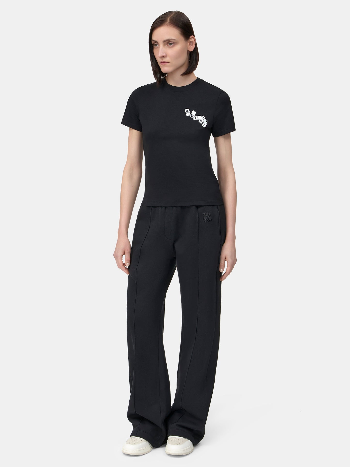 WOMEN - WOMEN'S AR DOMINO TEE - Black