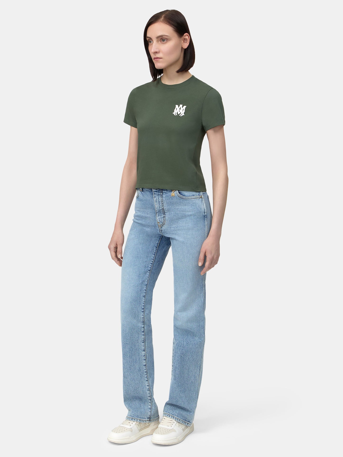 WOMEN - WOMEN'S MA CORE LOGO TEE - Dark Sage