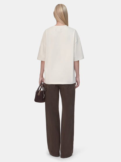 WOMEN - WOMEN'S MA DROP SHOULDER TEE - Cream