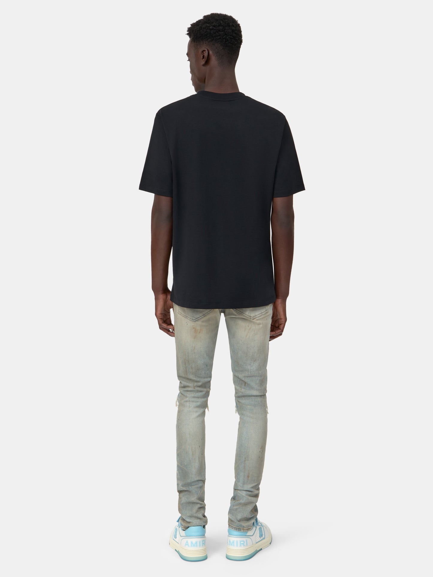 VARSITY PATCH TEE - Black