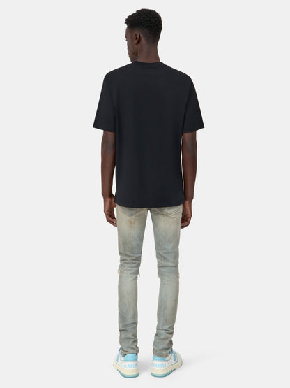 VARSITY PATCH TEE - Black