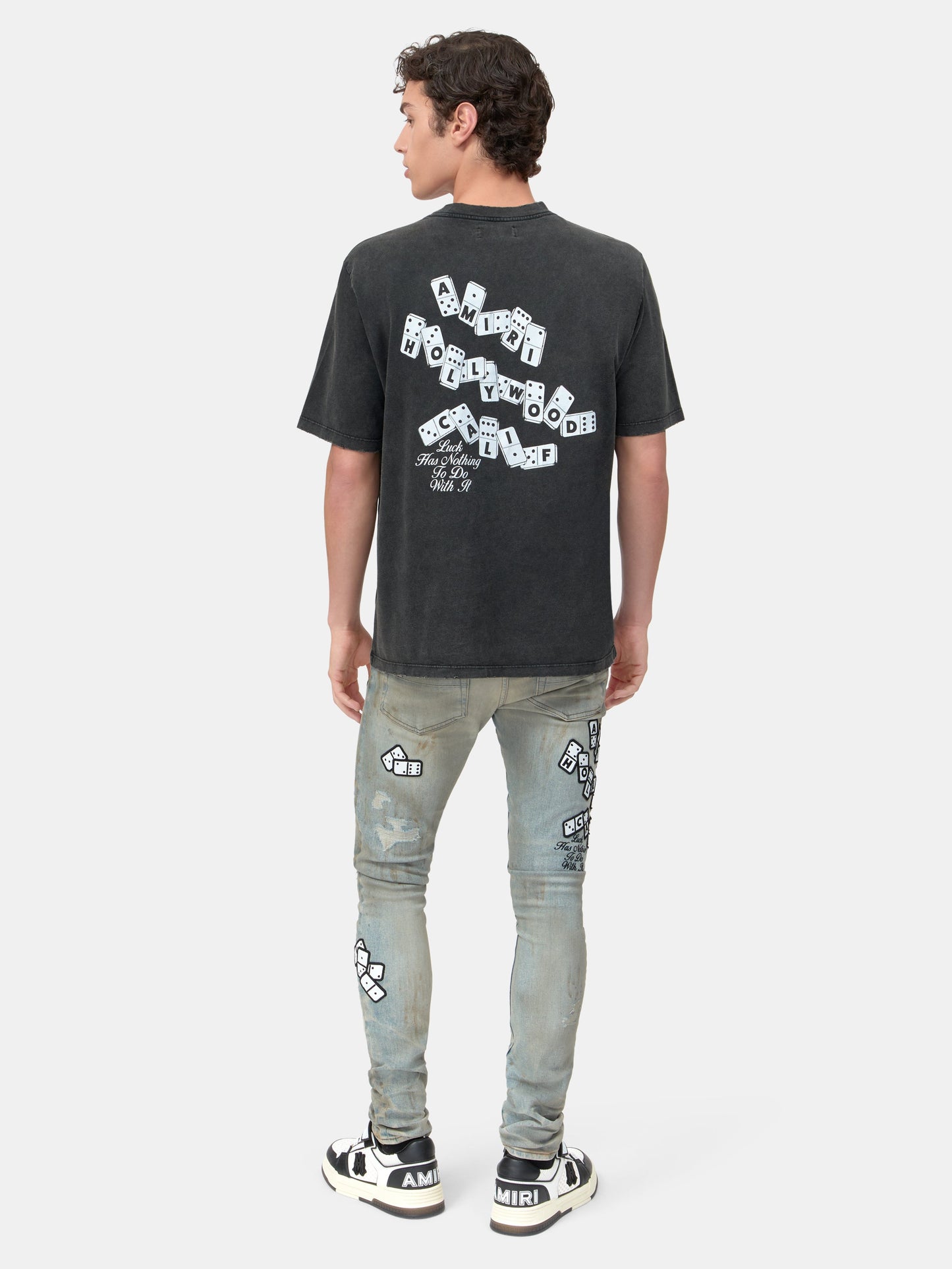 AR DOMINO TEE - Black