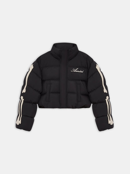 WOMEN - WOMEN'S BONES CROPPED DOWN JACKET - Black