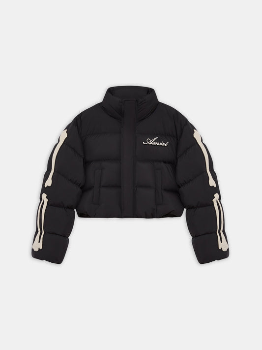 WOMEN - WOMEN'S BONES CROPPED DOWN JACKET - Black