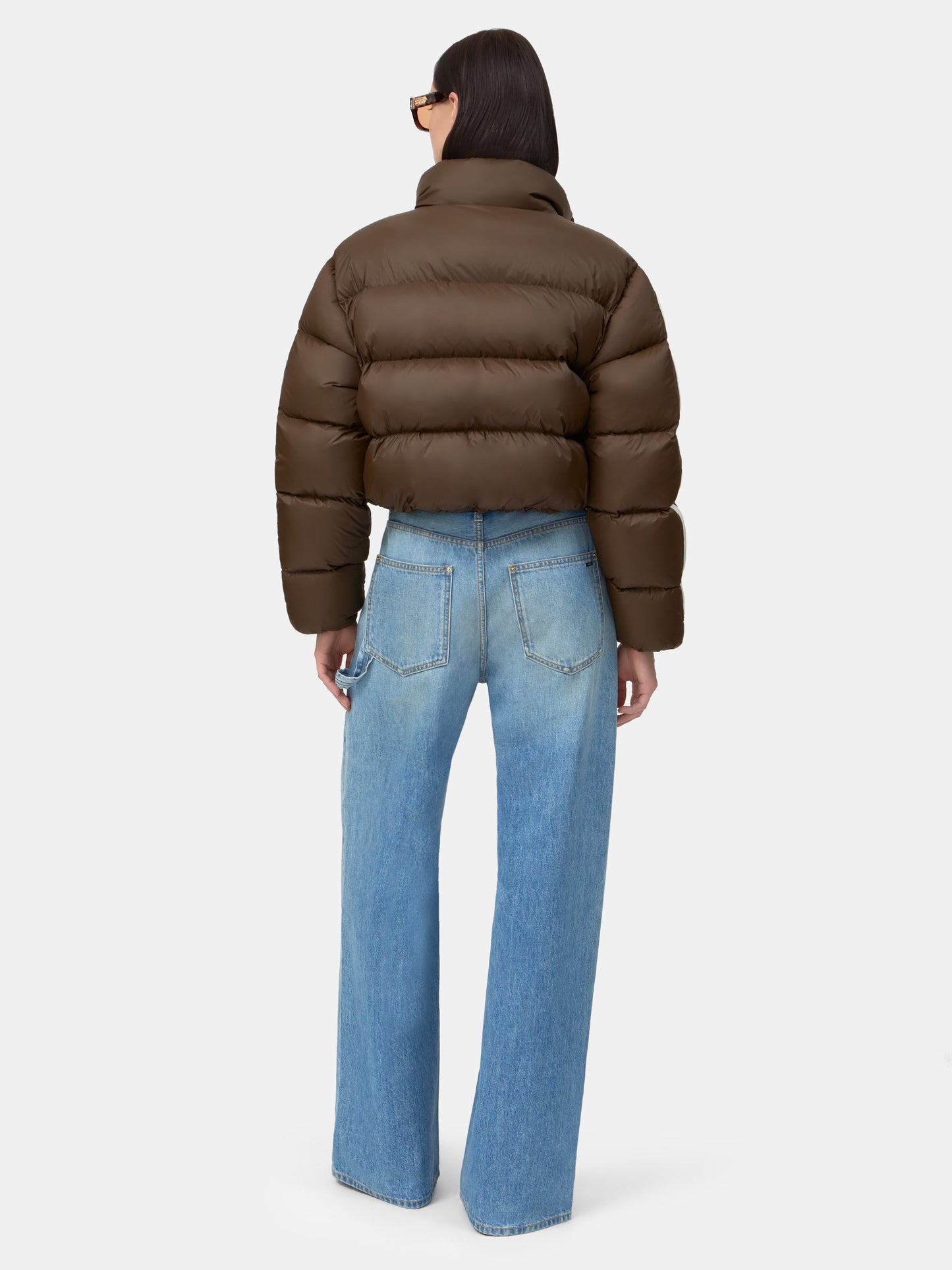 WOMEN - WOMEN'S BONES CROPPED DOWN JACKET - Dark Brown