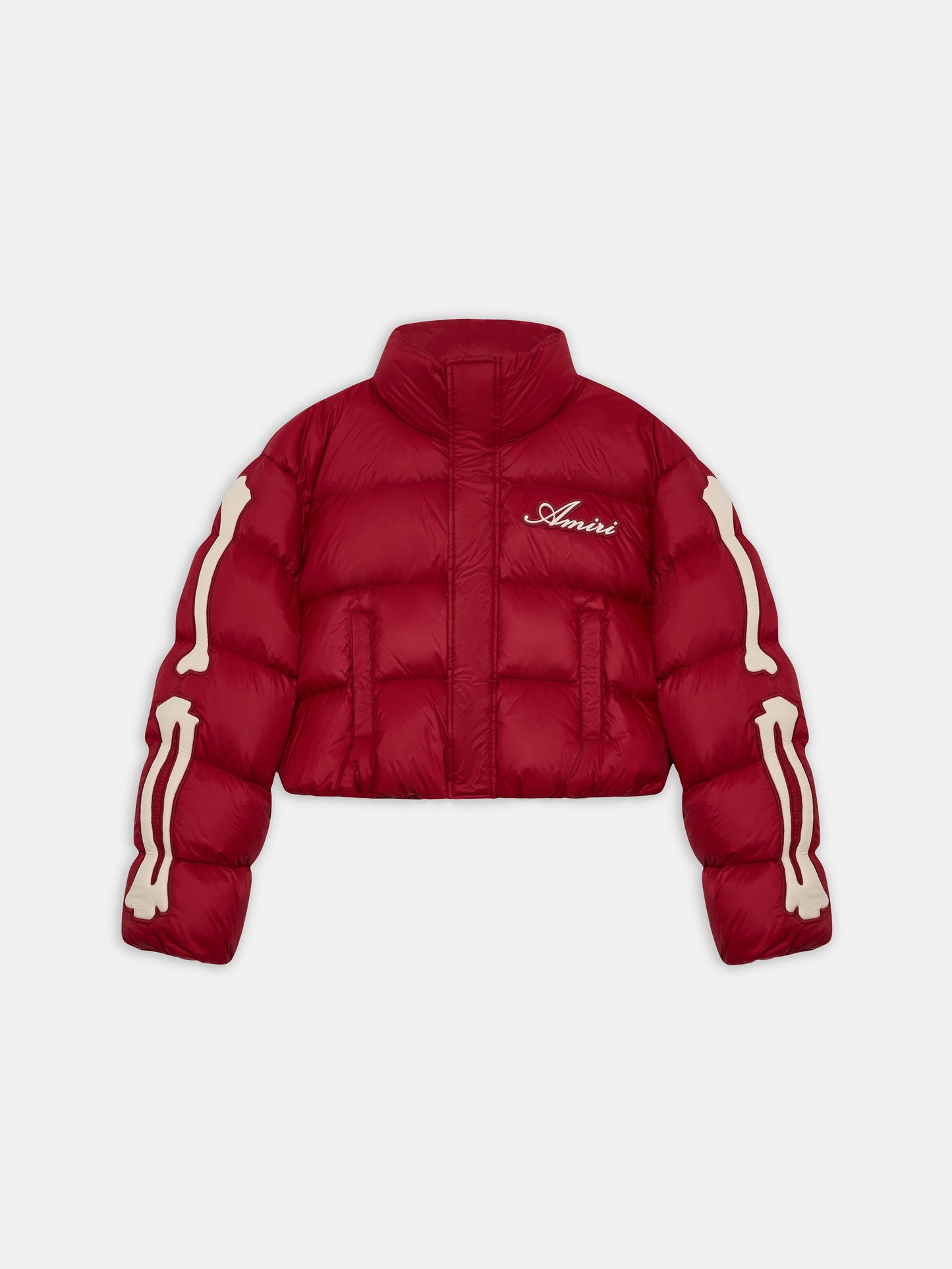 WOMEN - WOMEN'S BONES CROPPED DOWN JACKET - Deep Red