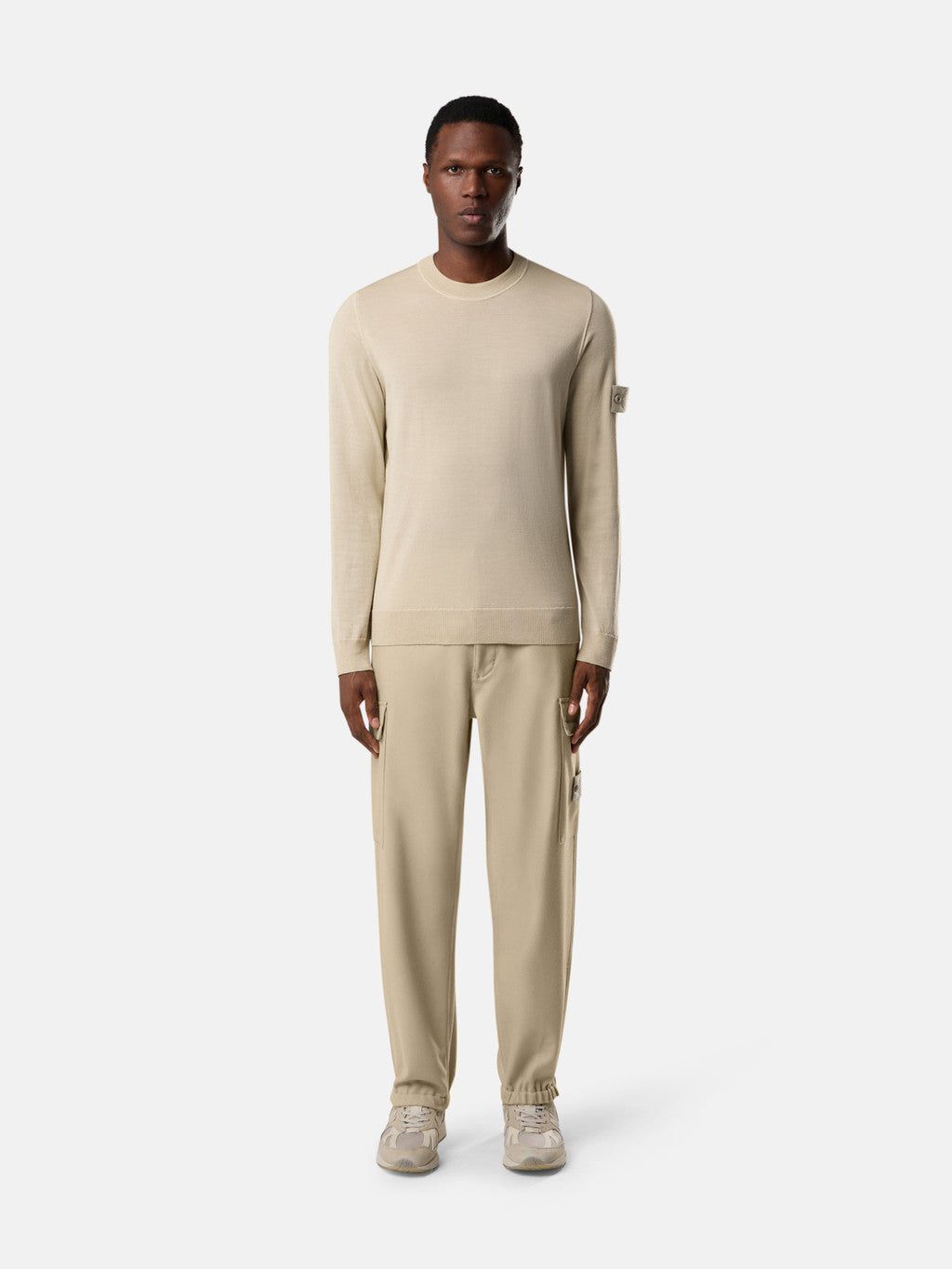 3100021 WOOL NYLON FLANNEL_STONE ISLAND GHOST