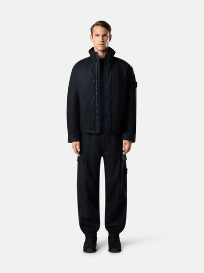 4100070 WOOL NYLON FLANNEL_STONE ISLAND GHOST