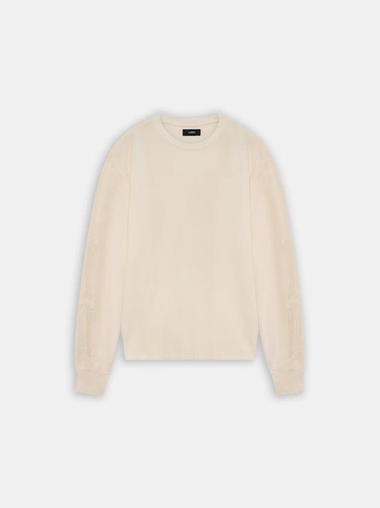 BONES LONG SLEEVE TEE - Ivory