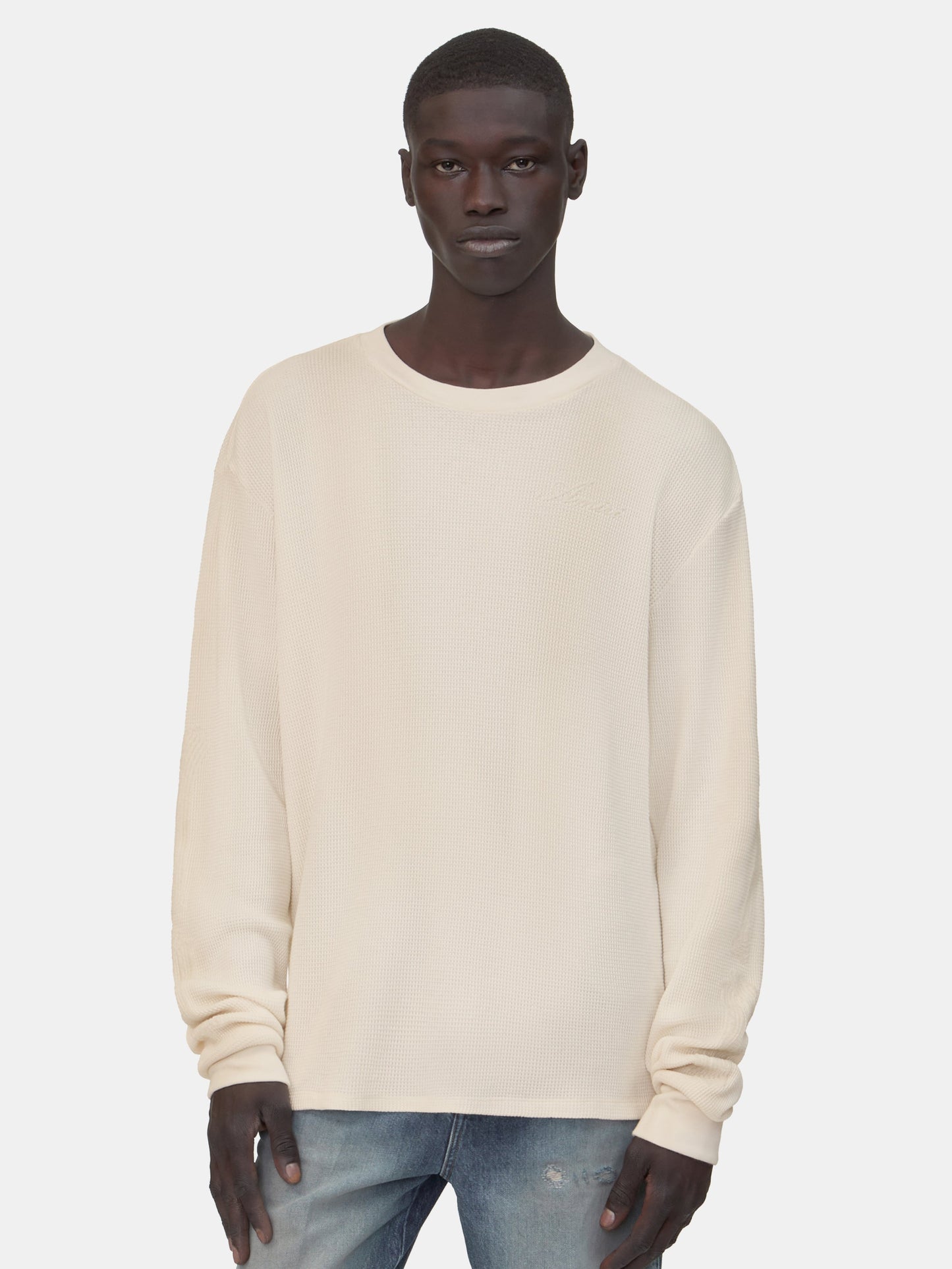 BONES LONG SLEEVE TEE - Ivory