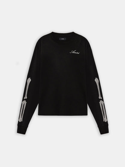 BONES LONG SLEEVE TEE - Black