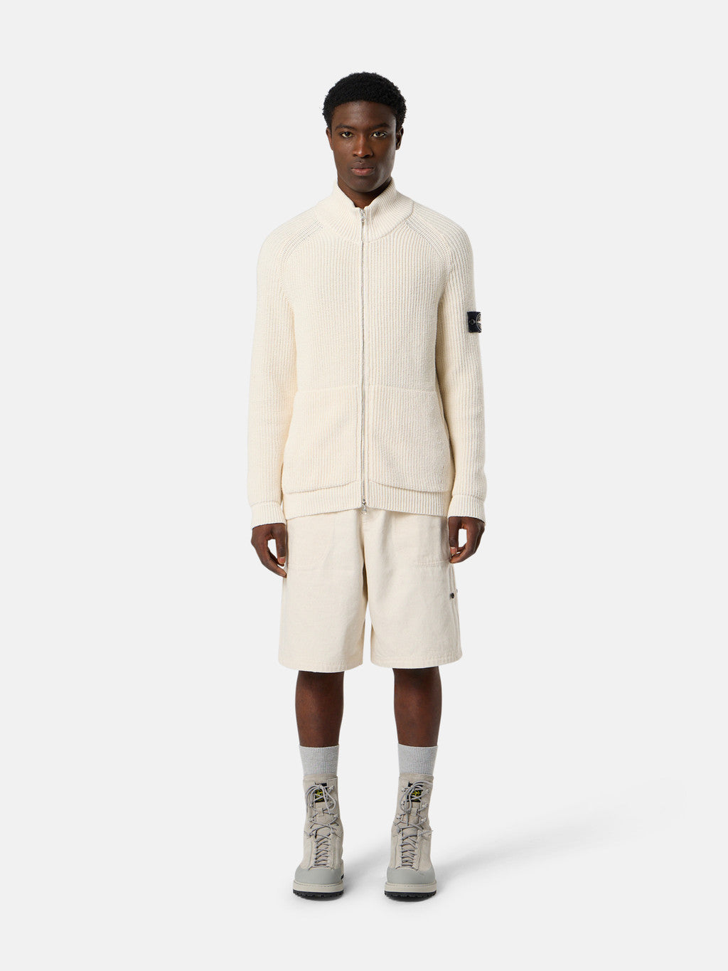 5100013 FISHERMAN'S RIB COTTON_STONE ISLAND RAW BEAUTY