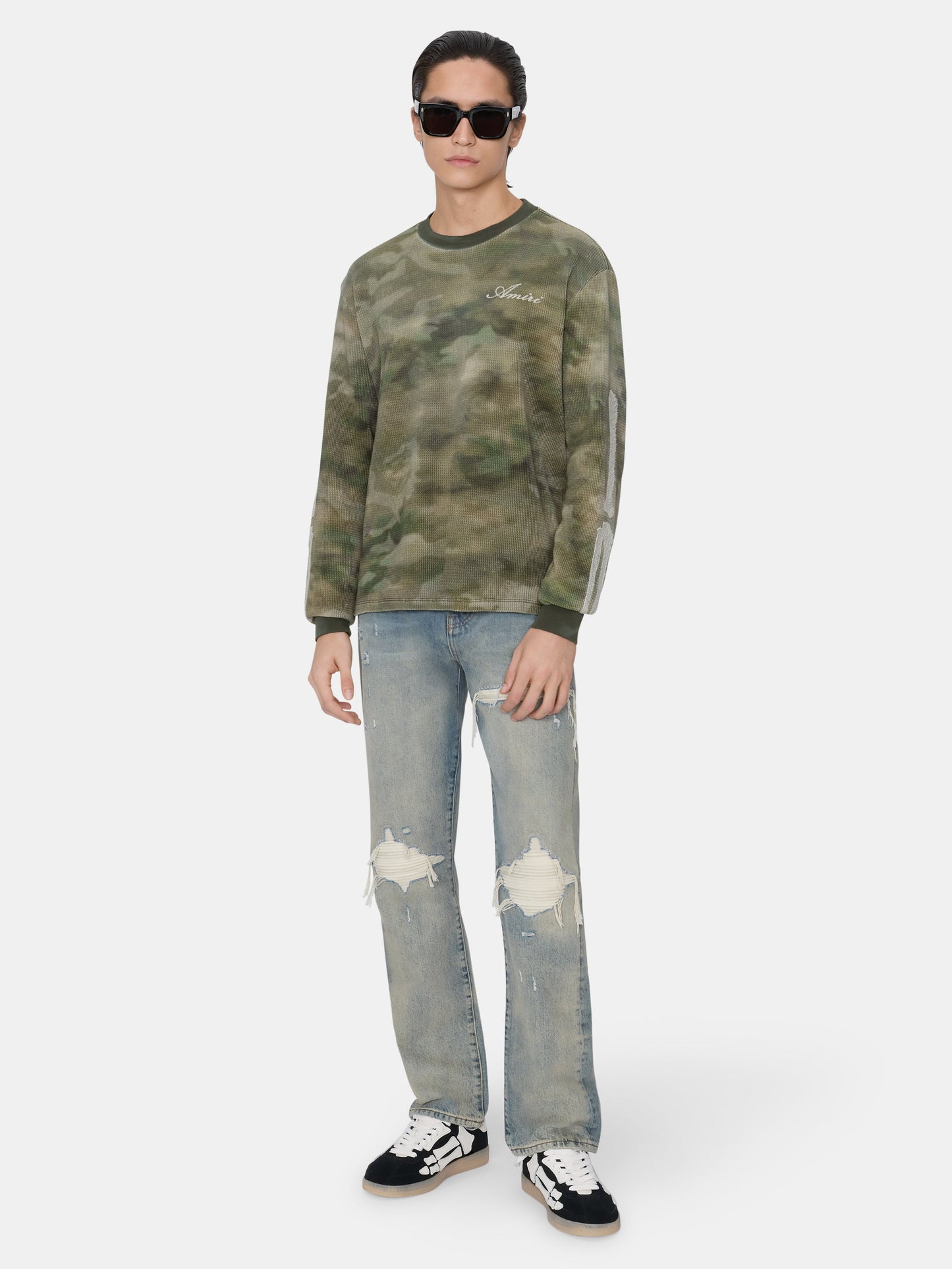 BONES LONG SLEEVE TEE - CAMO
