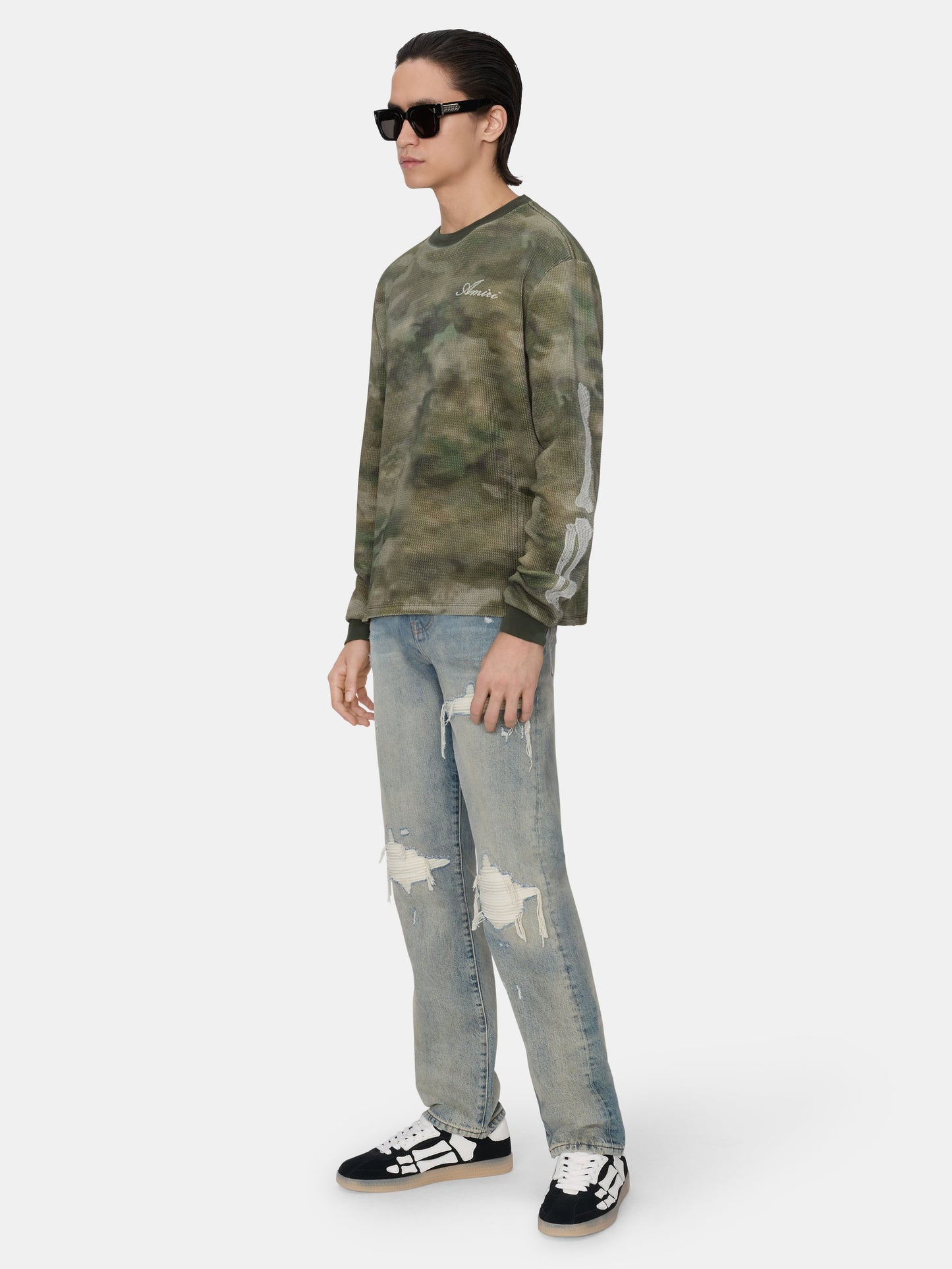 BONES LONG SLEEVE TEE - CAMO