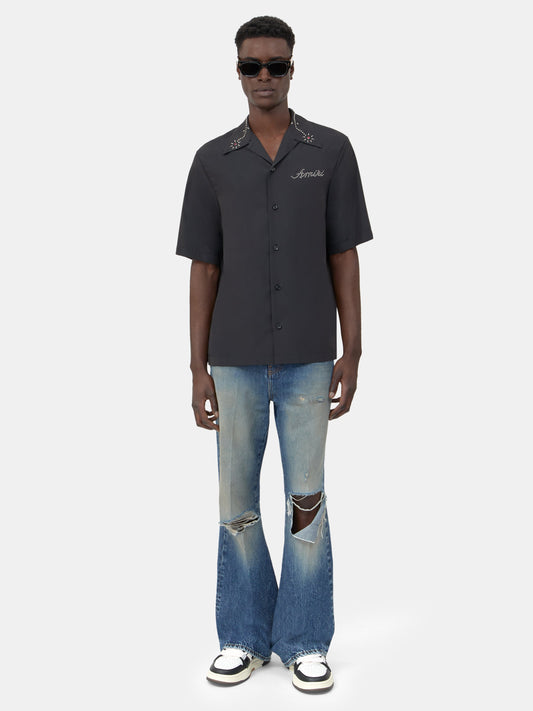 AR STUD CAMP SHIRT - Black