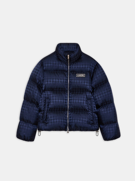 MA QUAD JACQUARD DOWN JACKET - Midnight Blue