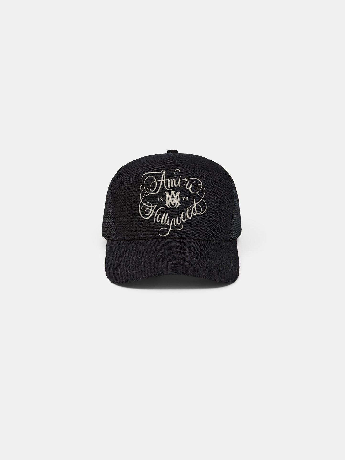 AR HOLLYWOOD SCRIPT HAT - BLACK