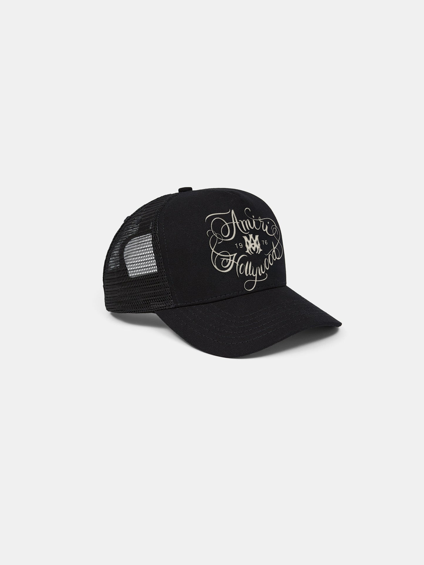 AR HOLLYWOOD SCRIPT HAT - BLACK