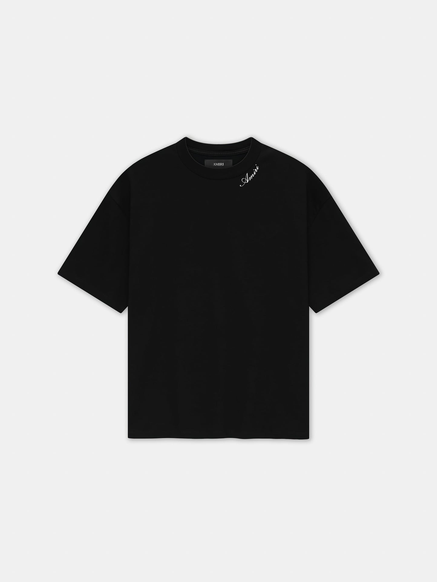 AR SCRIPT SKATER TEE - Black
