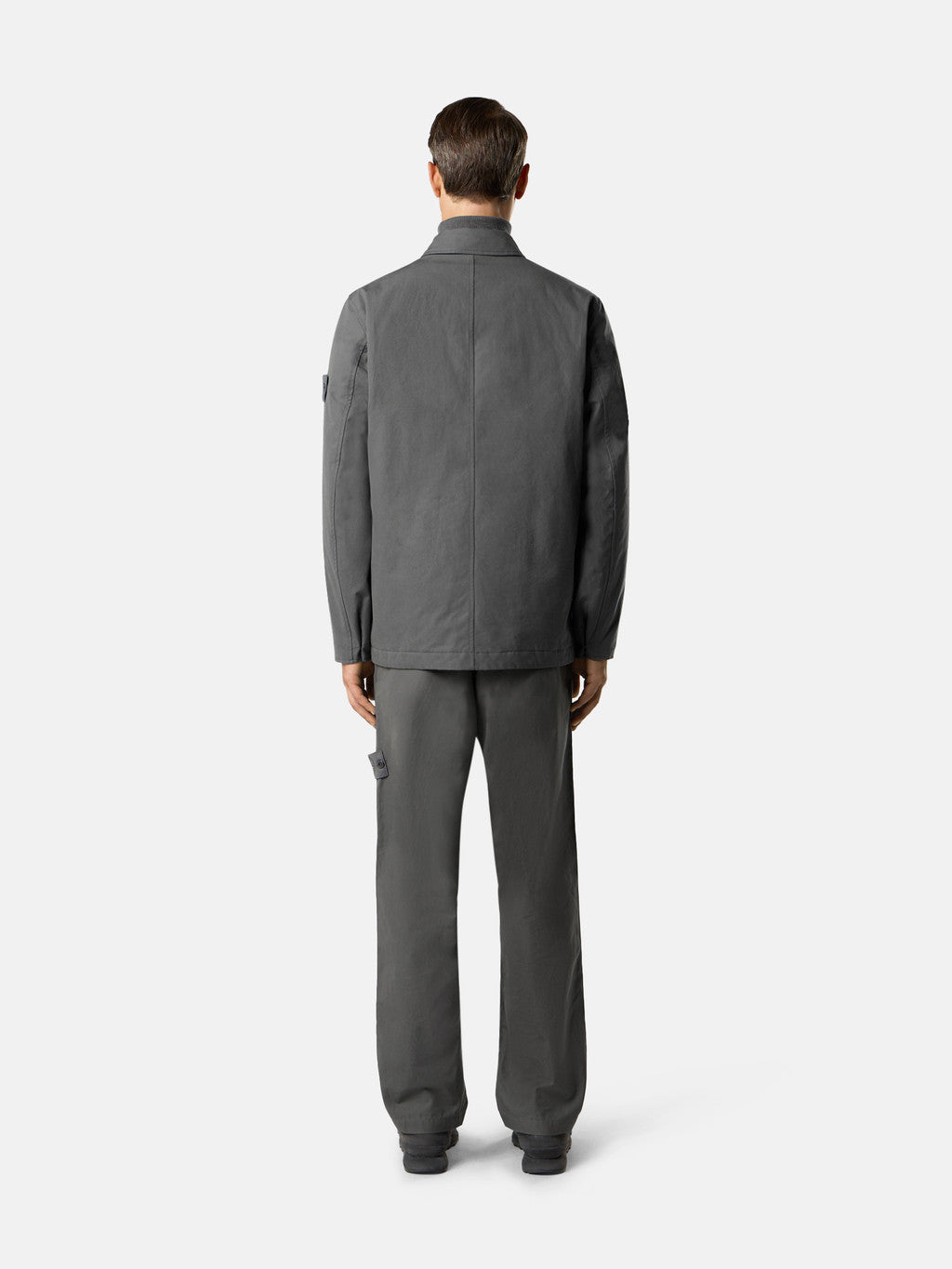 A100001 WEATHERPROOF COTTON CANVAS_STONE ISLAND GHOST