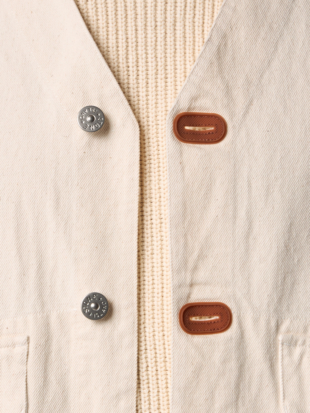 G100012 NATURAL COTTON GABARDINE_STONE ISLAND RAW BEAUTY