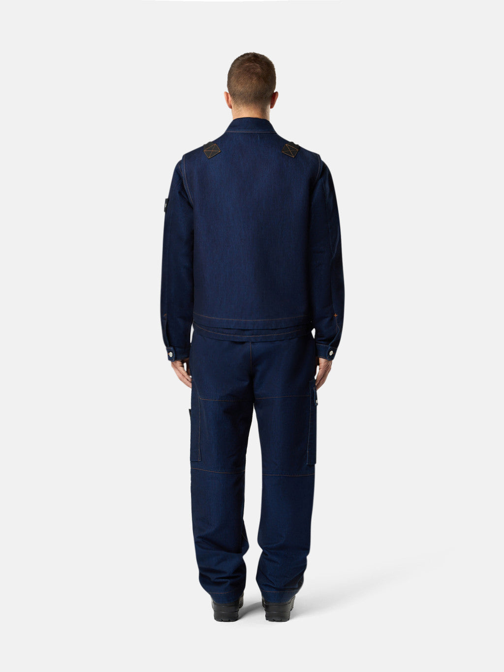 G100016 INDIGO POLYPROPYLENE DENIM LIGHT-RINSED