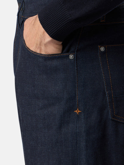 J100008 SELVEDGE INDIGO DENIM-RAW