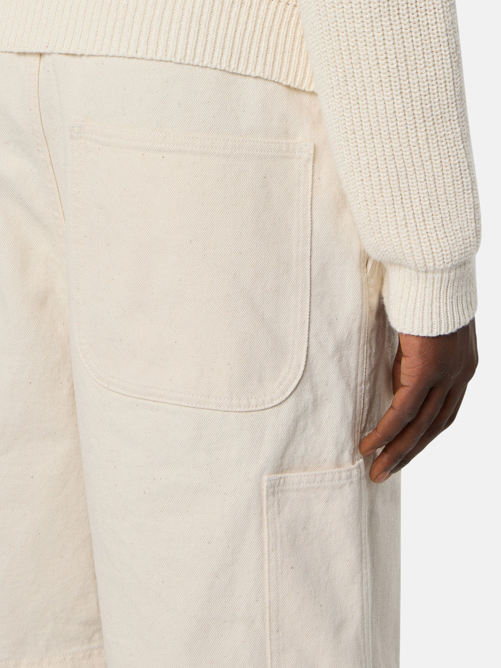 L100001 NATURAL COTTON GABARDINE_STONE ISLAND RAW BEAUTY