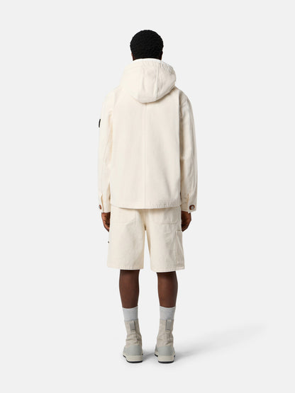 Q100001 NATURAL COTTON GABARDINE_STONE ISLAND RAW BEAUTY